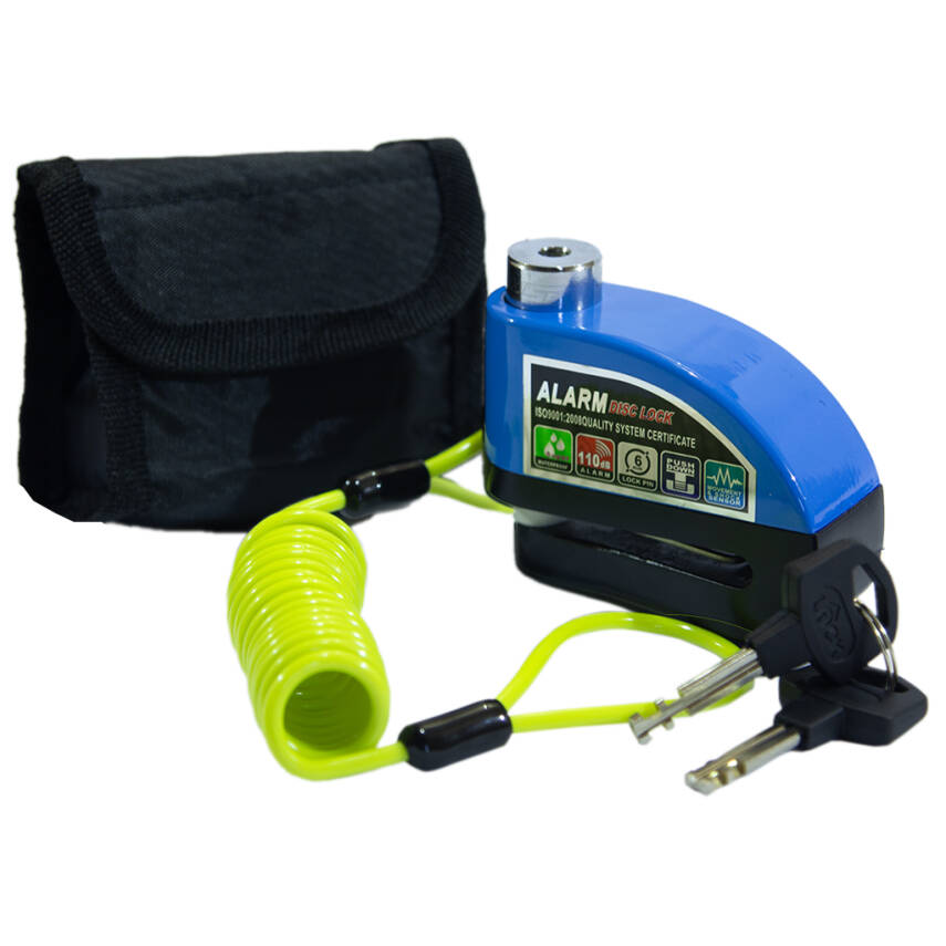 PH-125 DİSK KİLİT ALARMLI KABLOLU MAVİ - 1