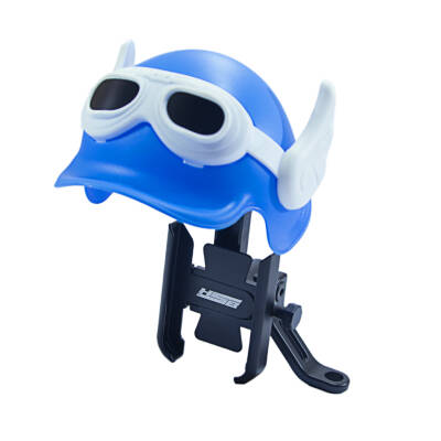 PH-539 TELEFON TUTUCU AYNA BAĞLANTILI ŞAPKA APARATLI MAVİ