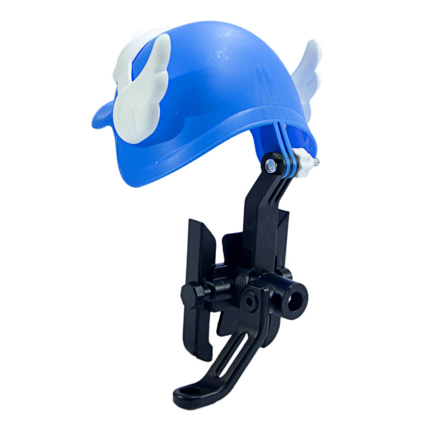 PH-539 TELEFON TUTUCU AYNA BAĞLANTILI ŞAPKA APARATLI MAVİ - 2
