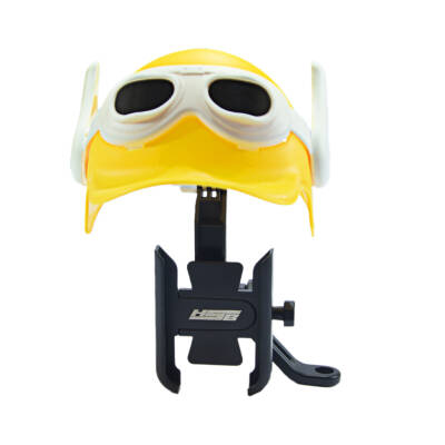 PH-539 TELEFON TUTUCU AYNA BAĞLANTILI ŞAPKA APARATLI SARI - 2