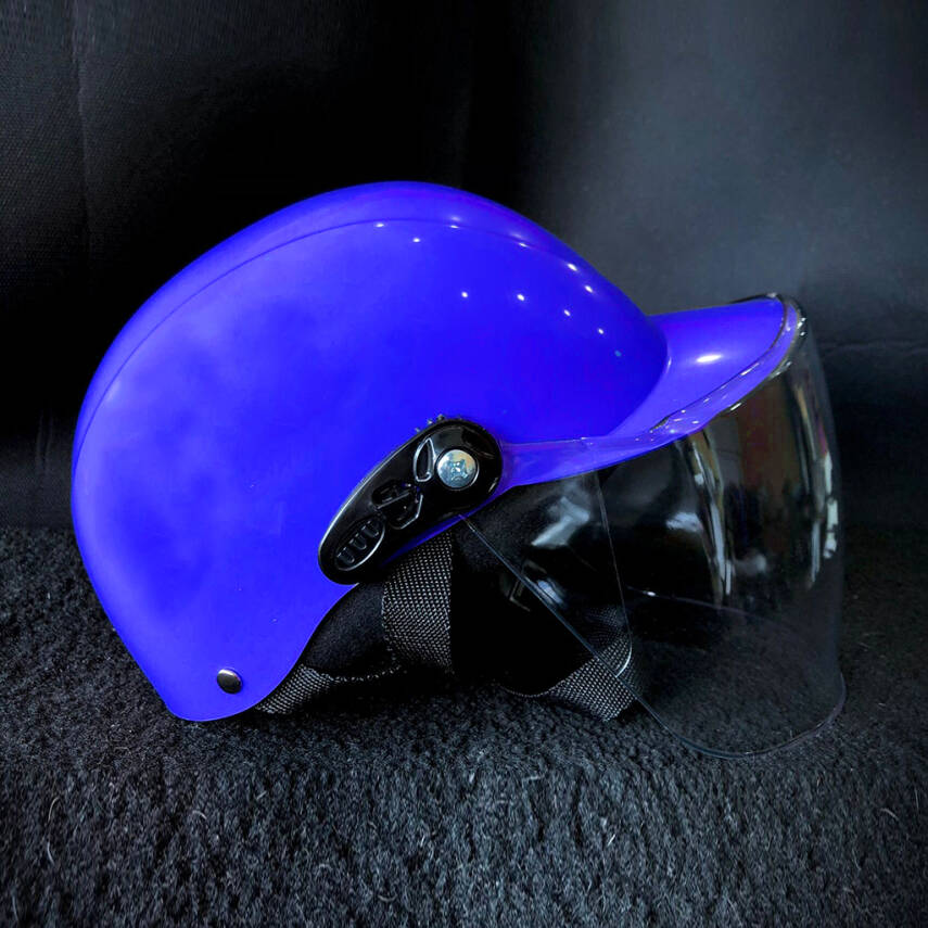 PH-810 JOKEY KASK CAMLI KIRILMAZ MAVİ - 1