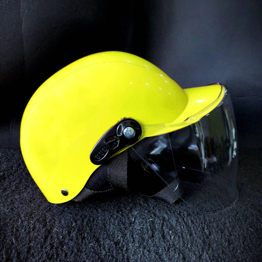 PH-810 JOKEY KASK CAMLI KIRILMAZ SARI - 1