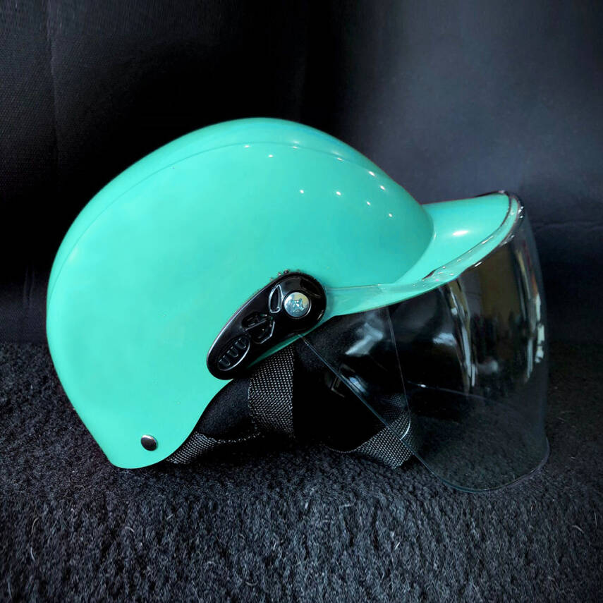 PH-810 JOKEY KASK CAMLI KIRILMAZ TURKUAZ - 1